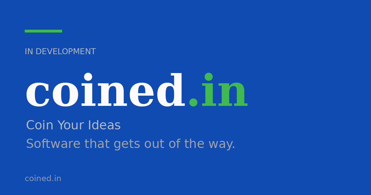 Link preview image for coined.in